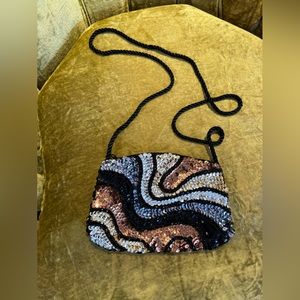 Vintage sequin even bag